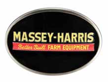 03076 Massey Harris black buckle